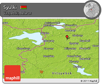 Physical Panoramic Map of Syulki