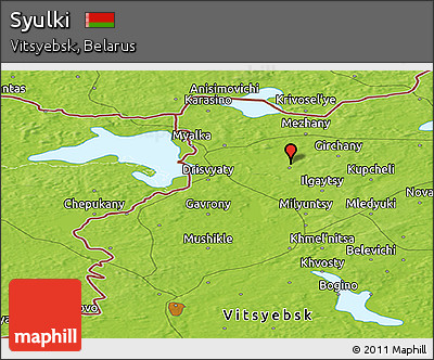 Physical Panoramic Map of Syulki