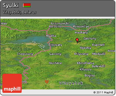 Satellite Panoramic Map of Syulki