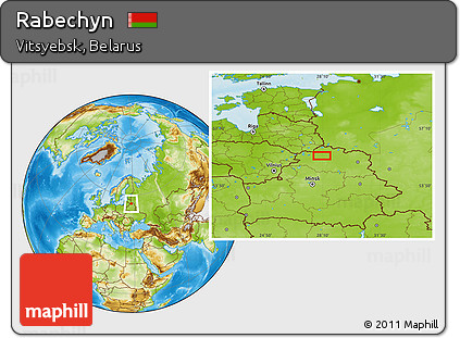 Physical Location Map of Rabechyn