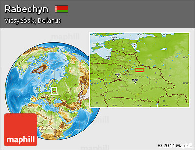 Physical Location Map of Rabechyn