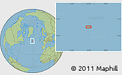 Savanna Style Location Map of the area around 55° 34' 4" N, 31° 22' 30" W