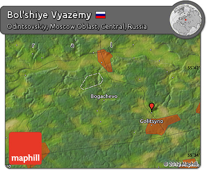 Satellite Map of Bol'shiye Vyazëmy