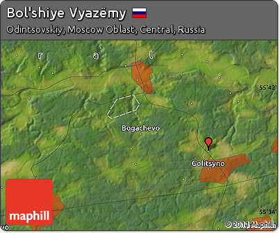 Satellite Map of Bol'shiye Vyazëmy