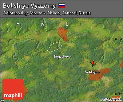 Satellite Map of Bol'shiye Vyazëmy