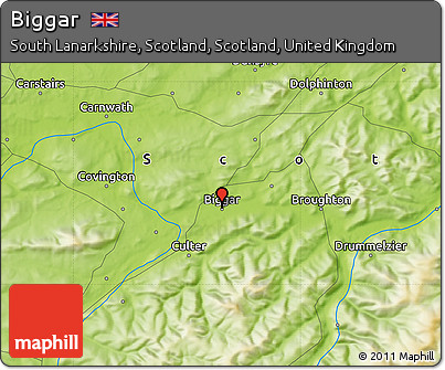 Physical Map of Biggar
