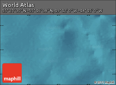 Satellite Map of the Area around 55° 34' 4" N, 49° 13' 30" W