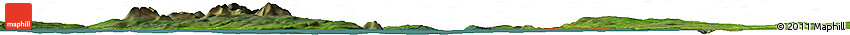 Satellite Horizon Map of Ayr