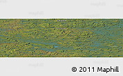 Satellite Panoramic Map of the area around 55° 34' 4" N, 73° 52' 30" W