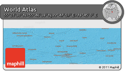 Political Panoramic Map of the Area around 55° 34' 4" N, 78° 16' 30" E