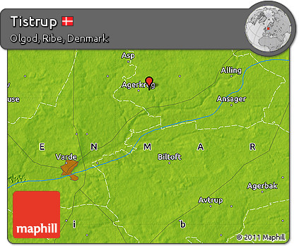 Physical Map of Tistrup