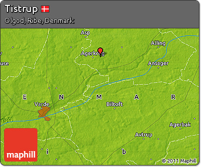 Physical Map of Tistrup