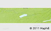 Physical Panoramic Map of the area around 55° 34' 4" N, 98° 31' 30" W