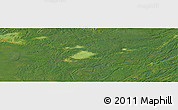Satellite Panoramic Map of the area around 55° 34' 4" N, 98° 31' 30" W