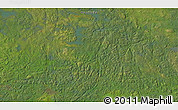 Satellite 3D Map of the area around 55° 56' 31" N, 101° 4' 29" W