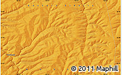 Political Map of the area around 55° 56' 31" N, 104° 37' 30" E