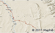 Shaded Relief Map of the area around 55° 56' 31" N, 108° 1' 30" E