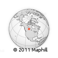Outline Map of the Area around 55° 56' 31" N, 109° 34' 29" W, rectangular outline