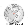 Outline Map of the Area around 55° 56' 31" N, 112° 16' 30" E, rectangular outline