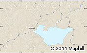 Shaded Relief Map of the area around 55° 56' 31" N, 115° 31' 30" W