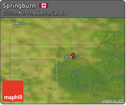 Satellite 3D Map of Springburn