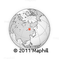 Outline Map of the Area around 55° 56' 31" N, 118° 13' 29" E, rectangular outline