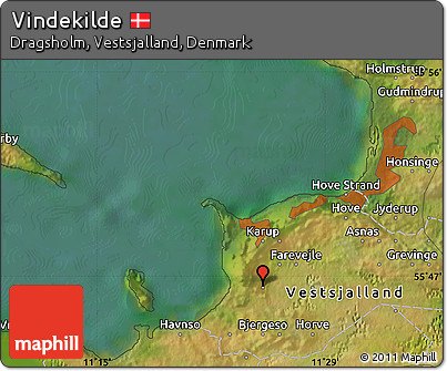 Satellite Map of Vindekilde
