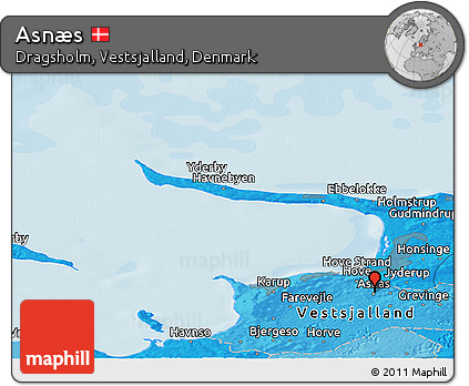 Political Panoramic Map of Asnæs
