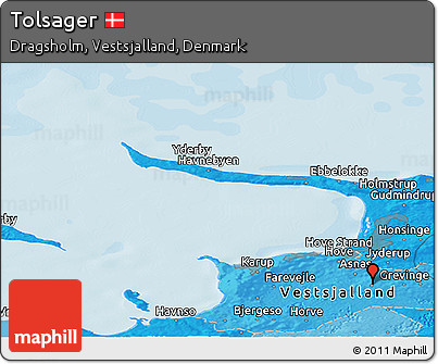 Political Panoramic Map of Tolsager