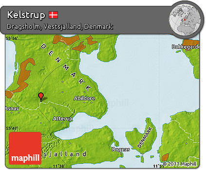 Physical Map of Kelstrup