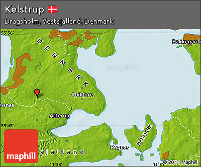 Physical Map of Kelstrup