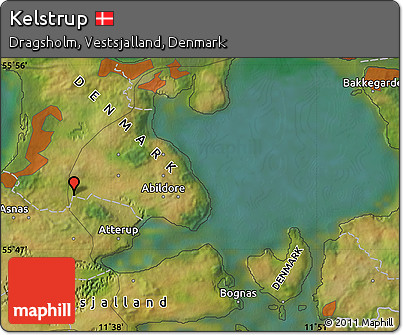 Satellite Map of Kelstrup