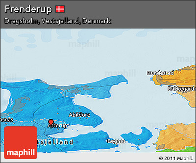 Political Panoramic Map of Frenderup