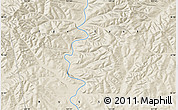 Shaded Relief Map of the area around 55° 56' 31" N, 121° 37' 30" E