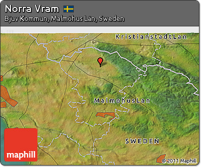 Satellite 3D Map of Norra Vram