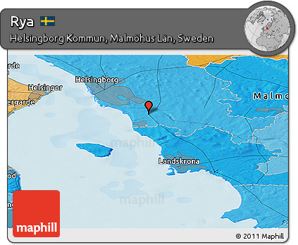 Political Panoramic Map of Rya