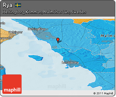 Political Panoramic Map of Rya