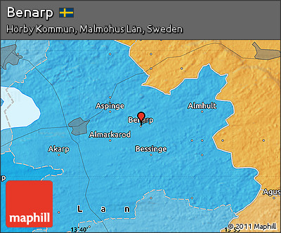 Political Map of Benarp