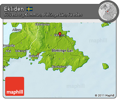 Physical 3D Map of Ekliden
