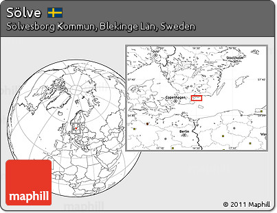 Blank Location Map of Sölve