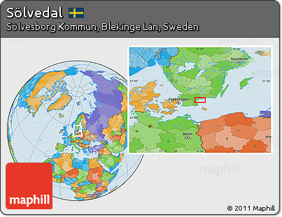 Political Location Map of Sölvedal