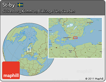 Savanna Style Location Map of Stiby