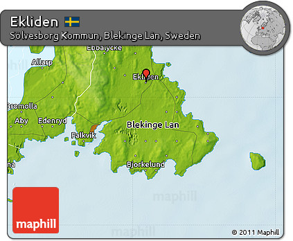 Physical Map of Ekliden