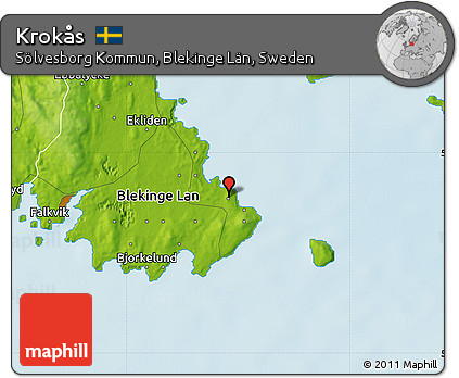 Physical Map of Krokås