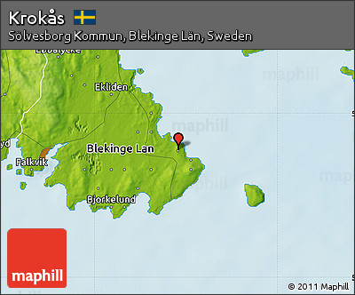 Physical Map of Krokås