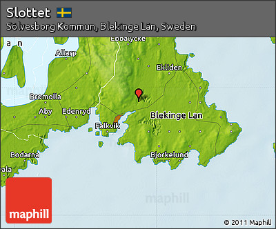 Physical Map of Slottet