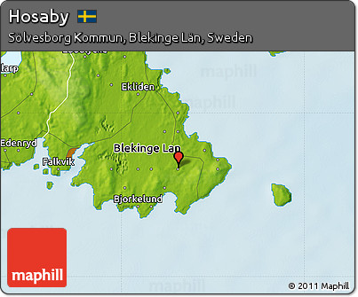 Physical Map of Hosaby