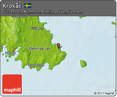 Physical Map of Krokås
