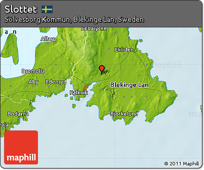 Physical Map of Slottet