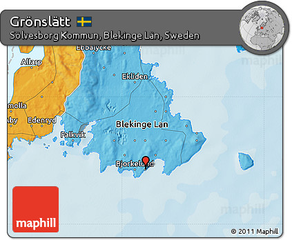 Political Map of Grönslätt